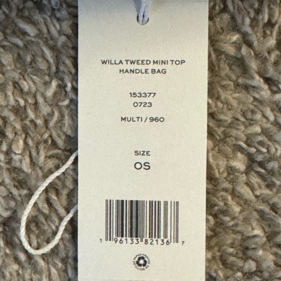 Tory Burch WILLA TWEED MINI TOP
HANDLE BAG - Picture 3 of 3